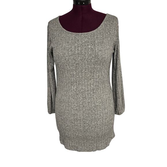Women's Sadie & Sage Gray Lightweight Short Sweater Dress/Tunic | Size XS - Picture 1 of 10